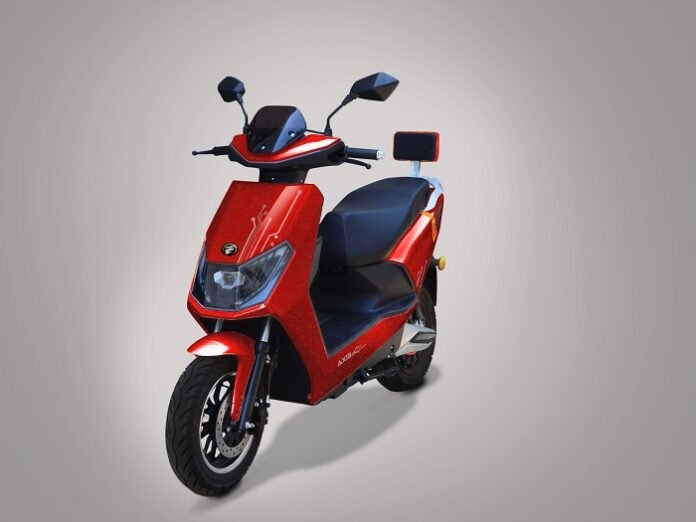 Evtric Axis Electric Scooter ,Red color